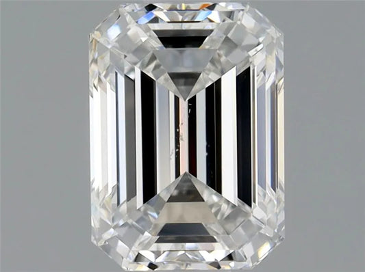 0.71ct Emerald Natural Diamond (Colour F, Clarity SI1, GIA Certified)