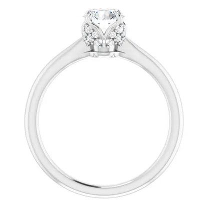 Semi-mount runkotimanteilla 0,12ct (SKU 1104)