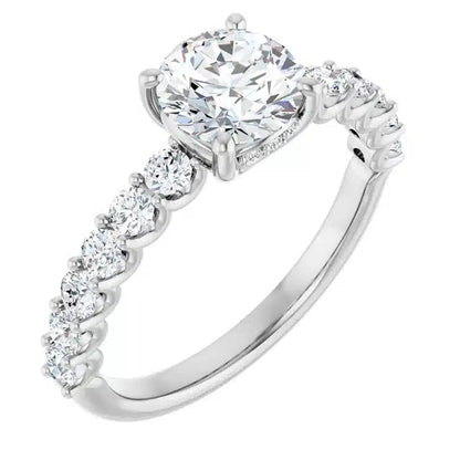 Semi-mount runkotimanteilla 0,62ct (SKU 1105)