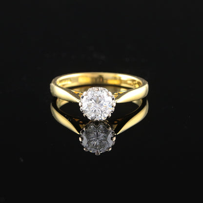 Timanttisormus 0,77 ct (SKU 1076)