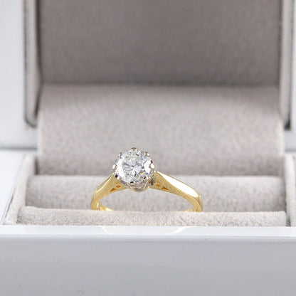 Timanttisormus 0,77 ct (SKU 1076)