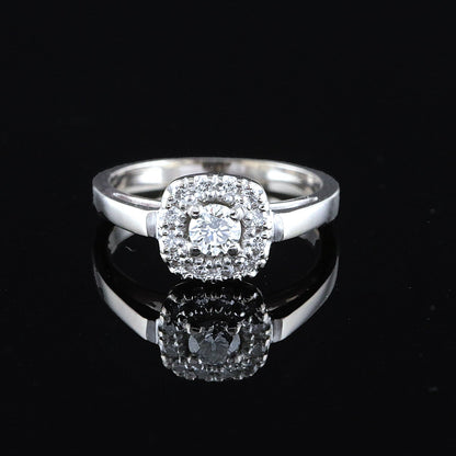 Kultajousi timanttisormus 0,30 ct (SKU 1097)