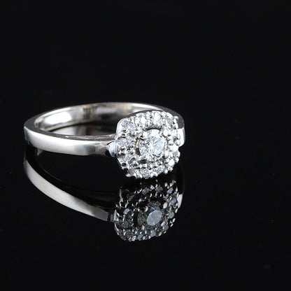 Kultajousi timanttisormus 0,30 ct (SKU 1097)