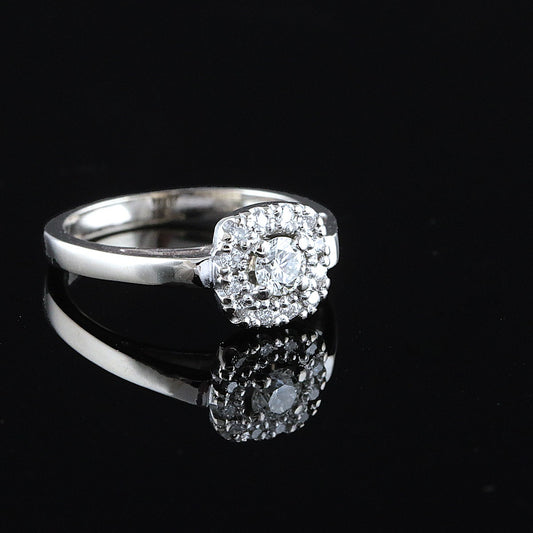 Kultajousi timanttisormus 0,30 ct (SKU 1097)