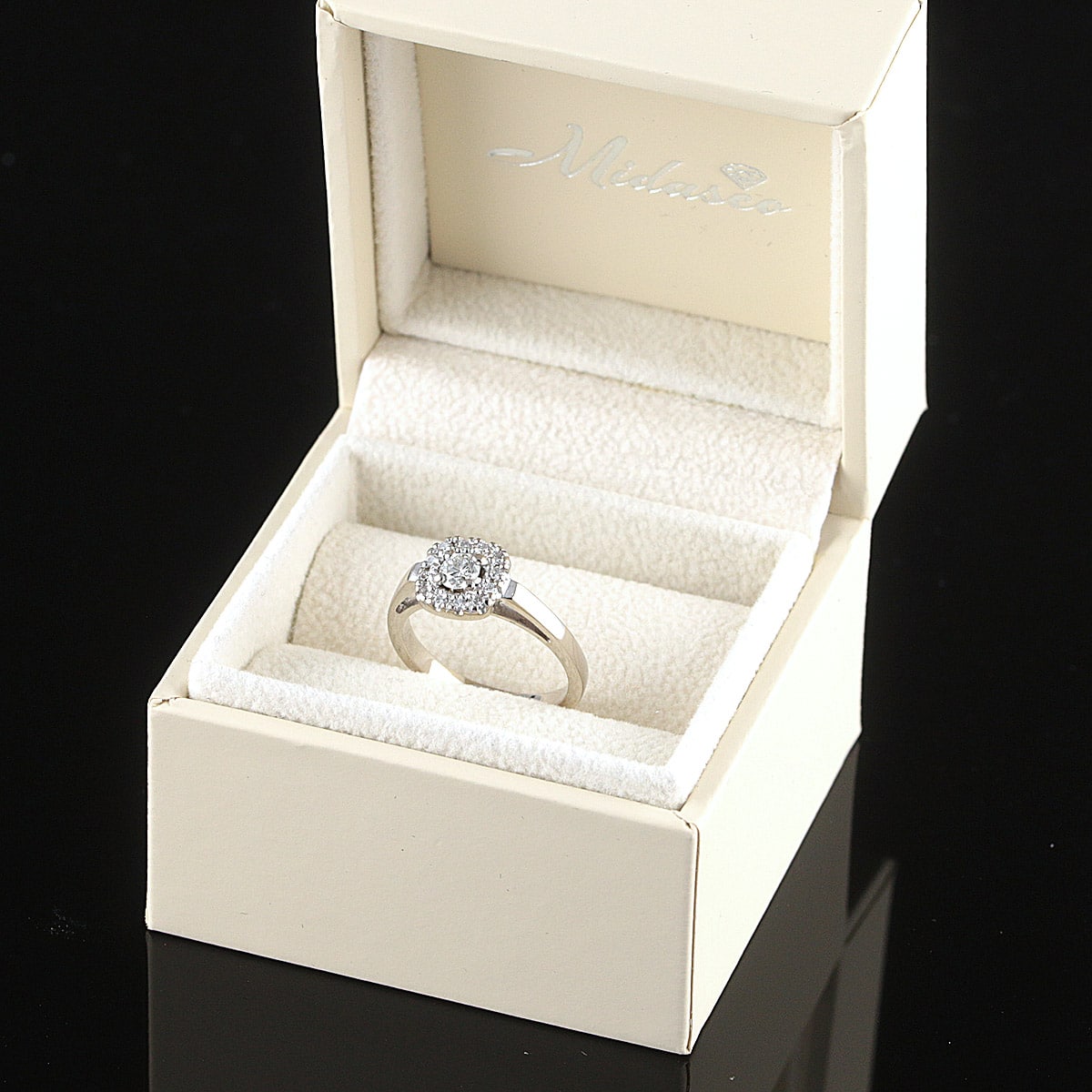 Kultajousi timanttisormus 0,30 ct (SKU 1097)