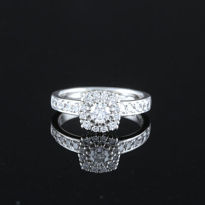 Kultasepät andreasen "Lumivuokko" timanttisormus 0,60ct (SKU 1131)