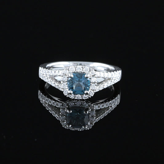 Timantti/topaasisormus 1,31 ct (SKU 1137)