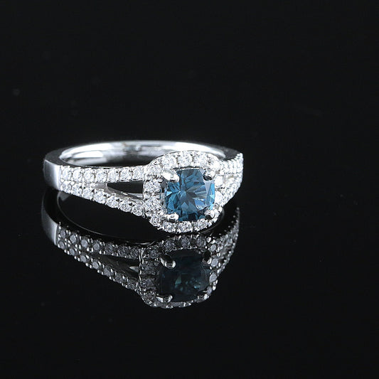 Timantti/topaasisormus 1,31 ct (SKU 1137)