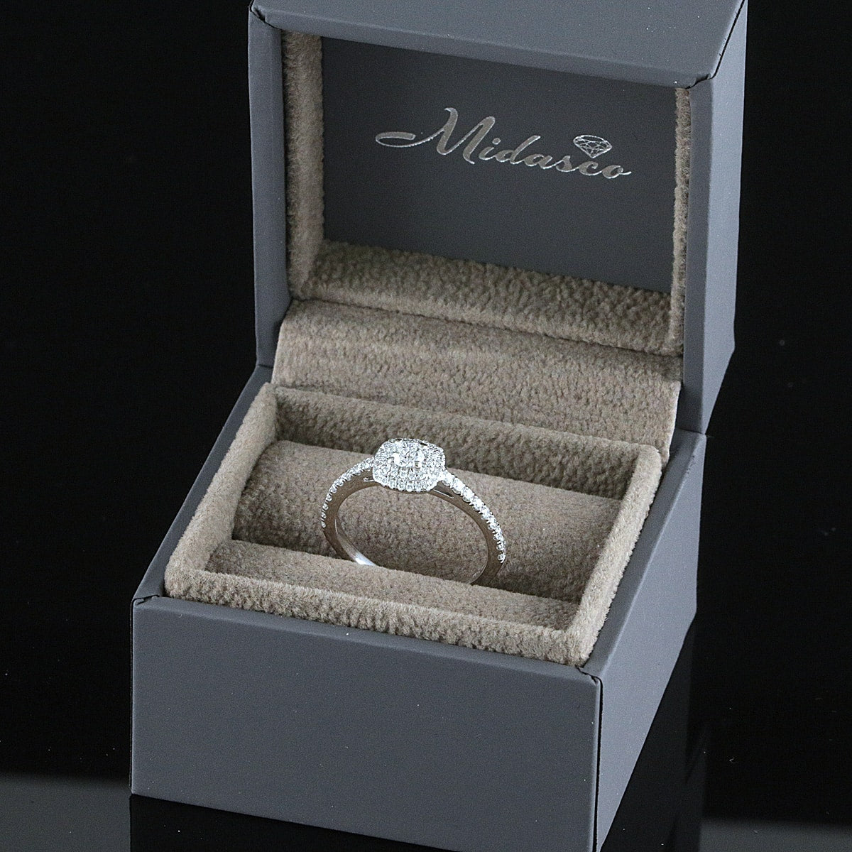 Kultajousi timanttisormus 0,45 ct (SKU 1139)