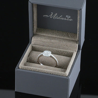 Kultajousi timanttisormus 0,45 ct (SKU 1139)