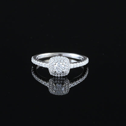 Kultajousi timanttisormus 0,45 ct (SKU 1139)