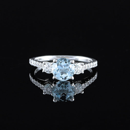 Timantti/topaasisormus 1,91 ct (SKU 1141)