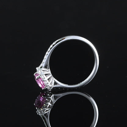 Timantti/safiirisormus n.1,268 ct (SKU 1140)