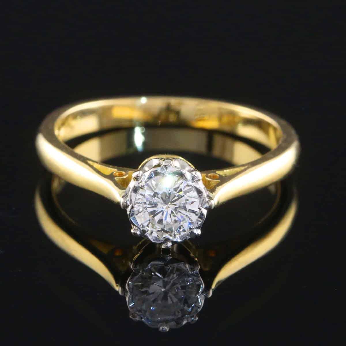 Timanttisormus 0,36 ct (SKU 885)