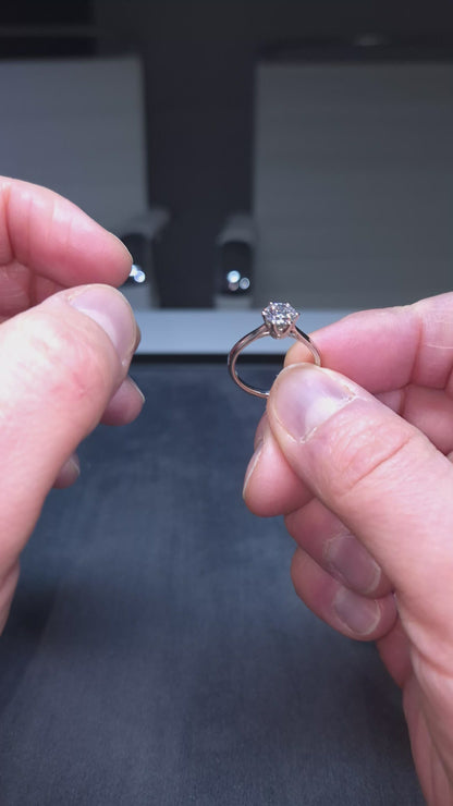 Uusi laboratoriotimanttisormus 1,00 ct (SKU 1050)