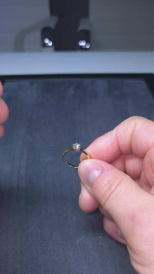 Timanttisormus 0,33 ct (SKU 787)