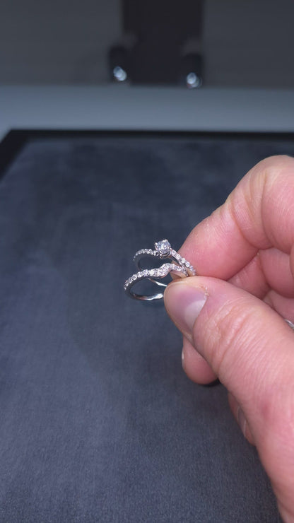 Timanttisormus 0,90 ct (SKU 741)