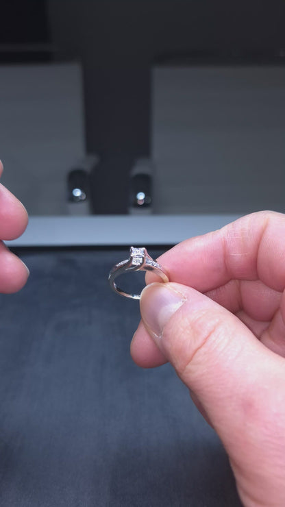 Timanttisormus 0,52 ct (SKU 899)