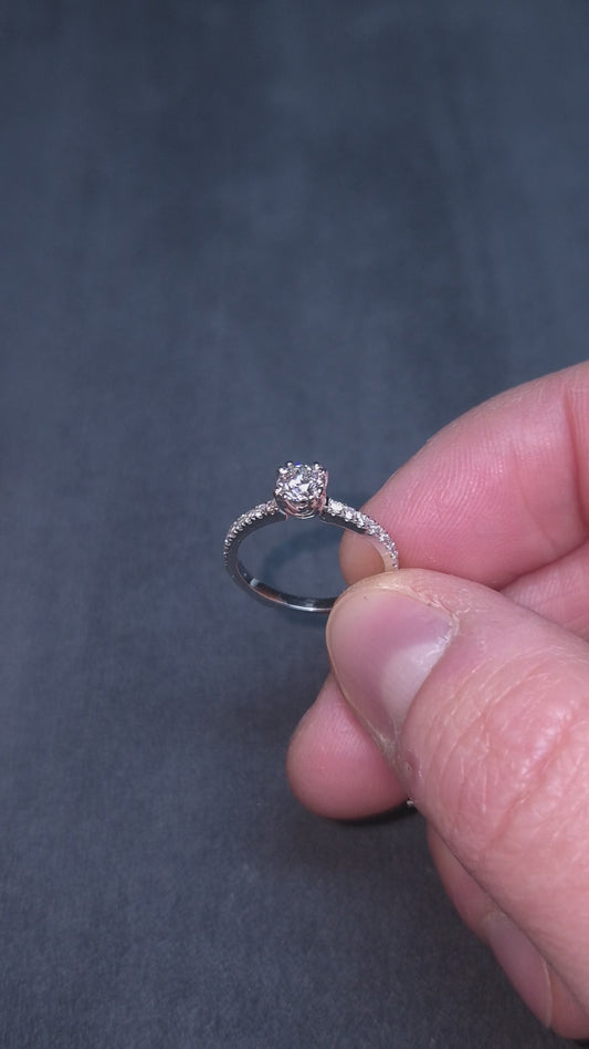 Timanttisormus 0,64ct (SKU 1157)