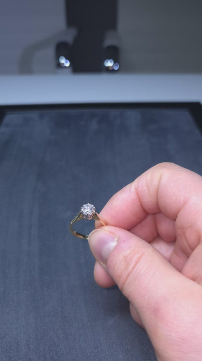 Timanttisormus 0,77 ct (SKU 1076)