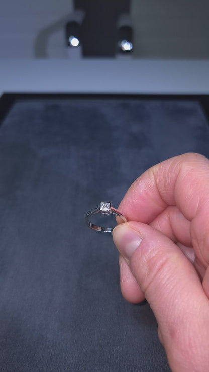 Timanttisormus 0,28 ct (SKU 1003)