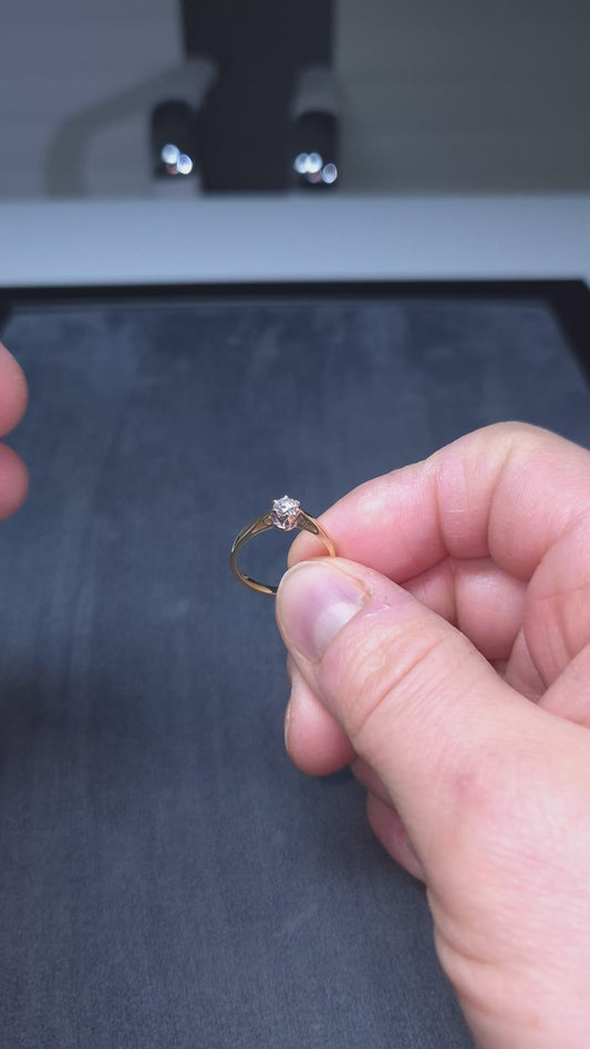 Timanttisormus 0,25 ct (SKU 1071)
