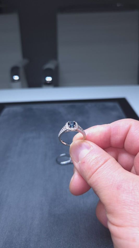 Timantti/topaasisormus 1,31 ct (SKU 1137)