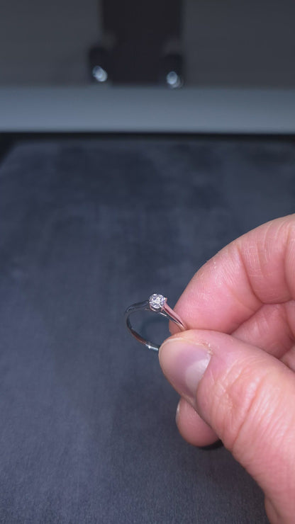 Timanttisormus 0,27 ct (SKU 1067)