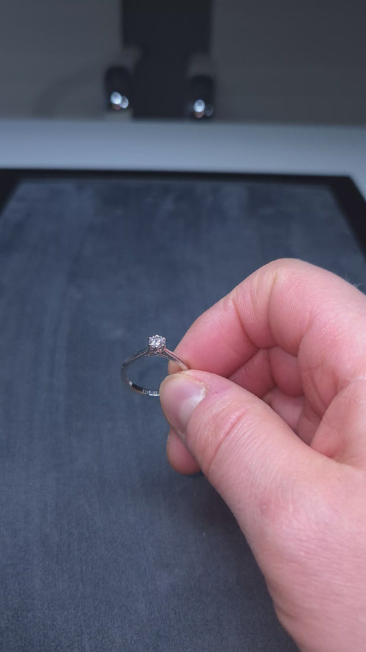 Timanttisormus 0,34 ct (SKU 1056)