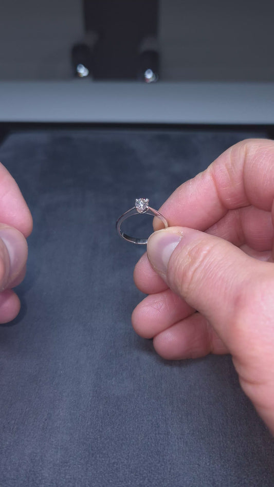 Timanttisormus 0,35 ct (SKU 975)