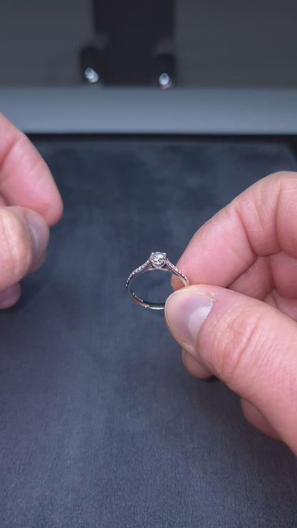 Timanttisormus 0,48 ct (SKU 1034)
