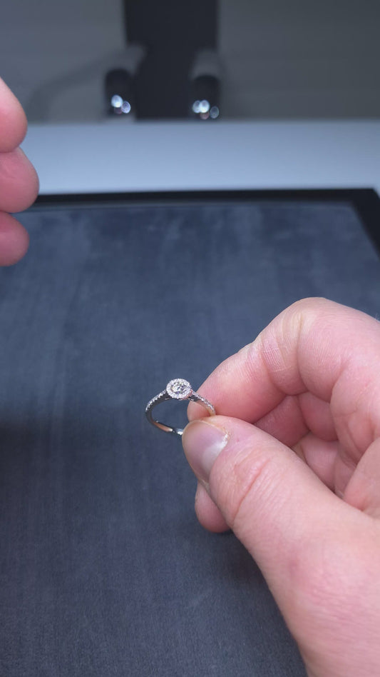 Timanttisormus 0,40 ct (SKU 1121)