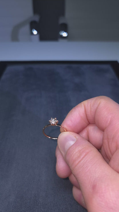 Timanttisormus 0,72 ct (SKU 997)