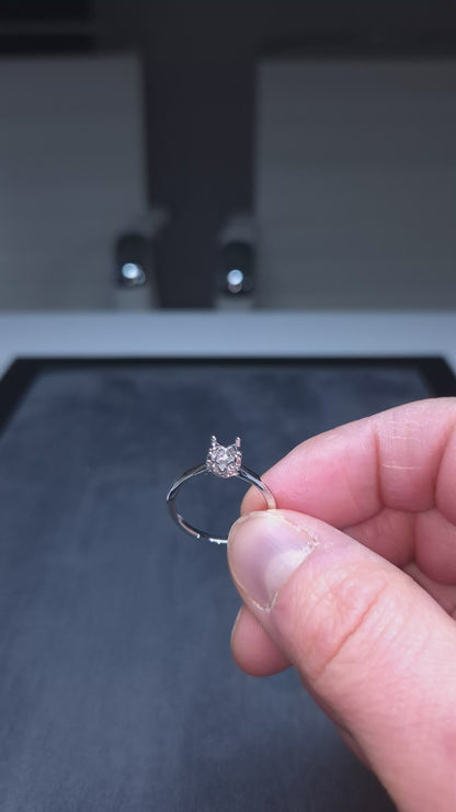 Semi-mount runkotimanteilla 0,12ct (SKU 1104)