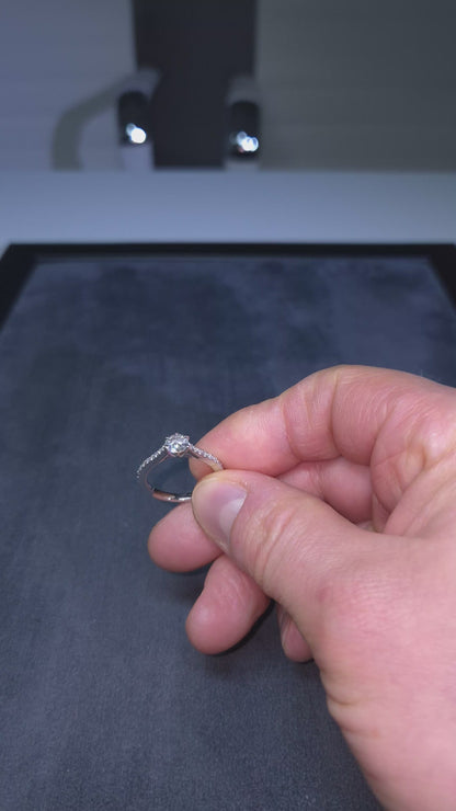 Timanttisormus 0,90 ct (SKU 1007)