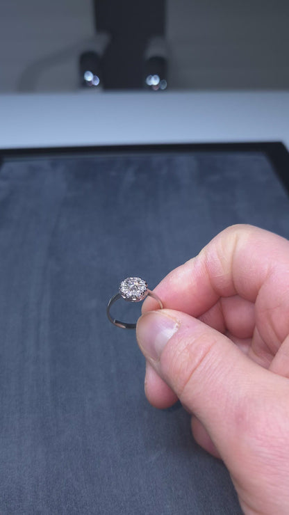 Timanttisormus 0,42 ct (SKU 1117)