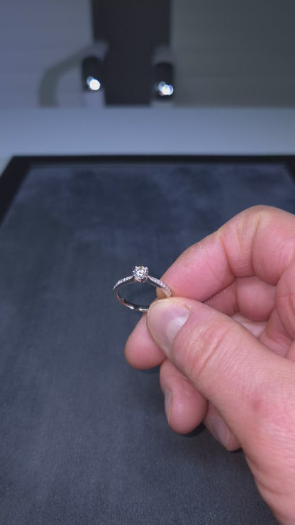 Timanttisormus 0,60 ct  (SKU 608)