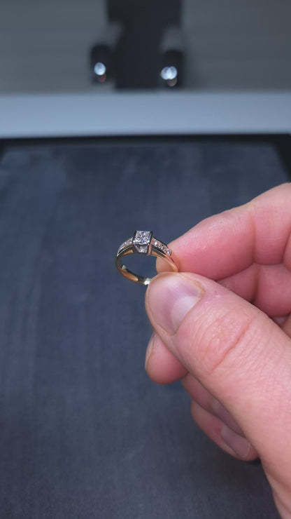 Timanttisormus 0,76 ct (SKU 778)