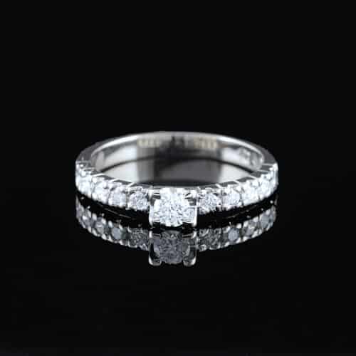 Timanttisormus 0,34 ct (SKU 1092)