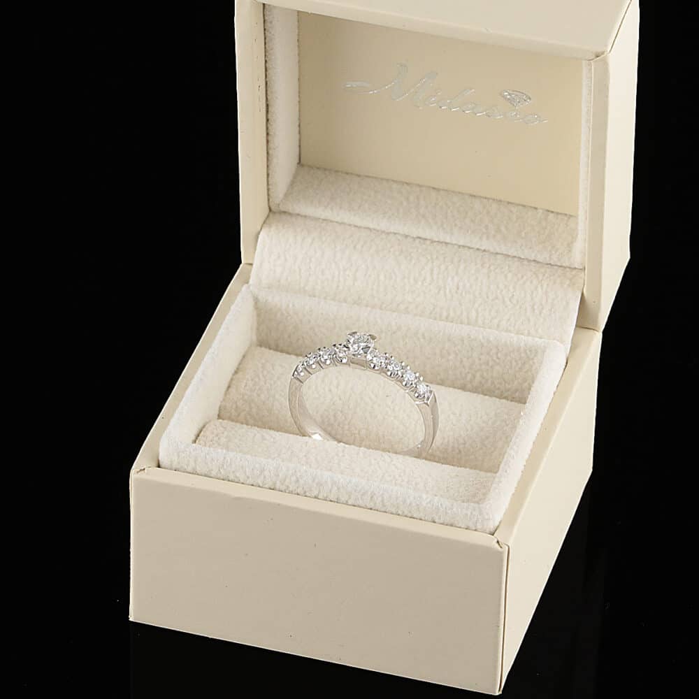 Kultajousi Princess Angela timanttisormus 0,43ct (SKU 1094) - Image 3