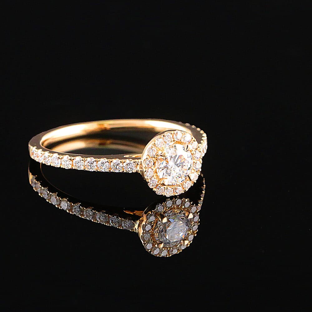 Timanttisormus 0,75 ct (SKU 1096) - Image 2
