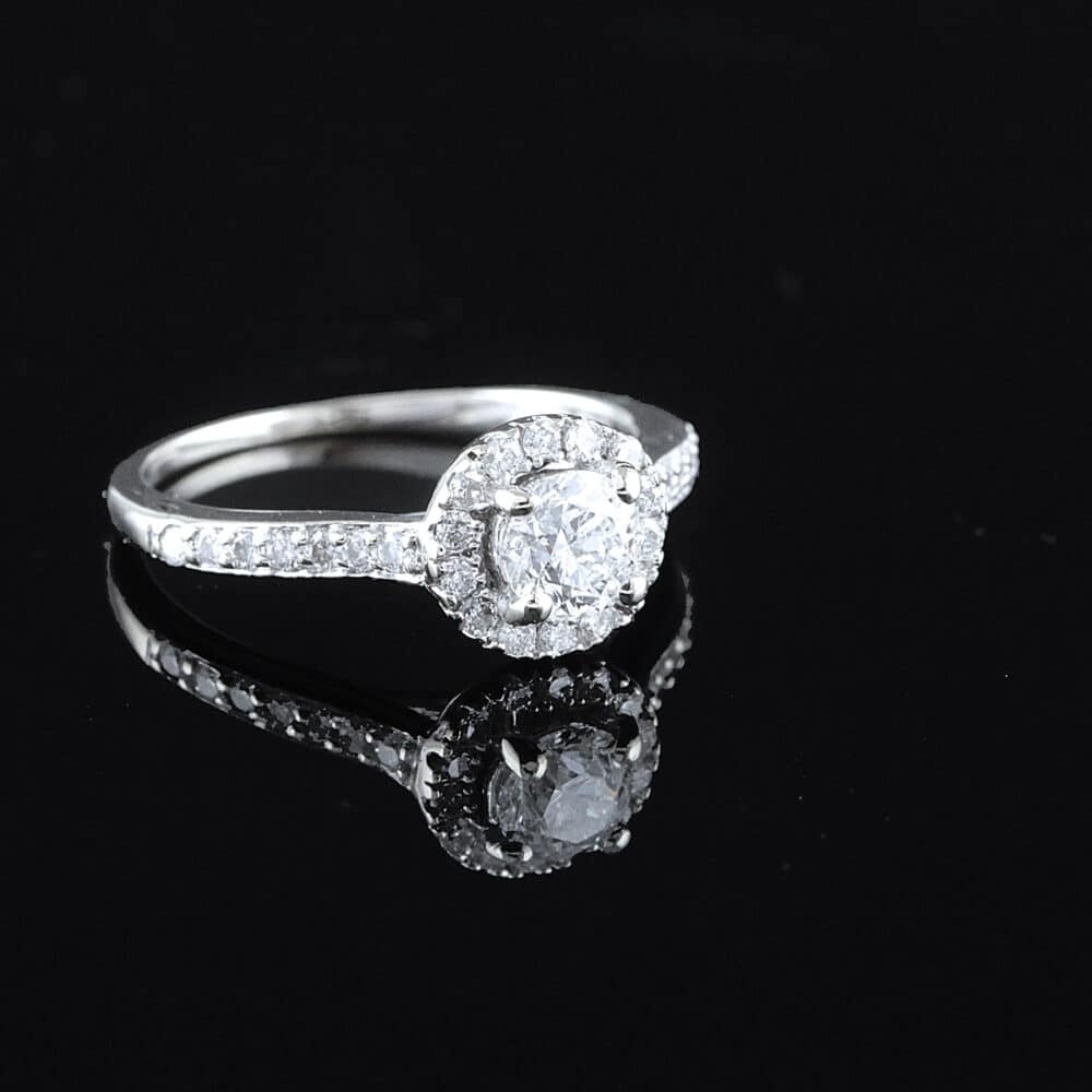 Timanttisormus 0,65 ct (SKU 1100) - Image 2