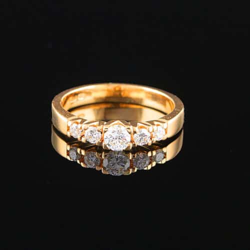 Timanttisormus 0,42ct (SKU 1108)