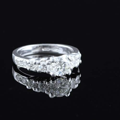 Kultasepät andreasen timanttisormus Tulppaani 1,45ct (SKU 1112)