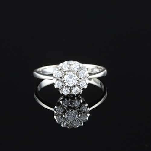 Timanttisormus 0,42 ct (SKU 1117)