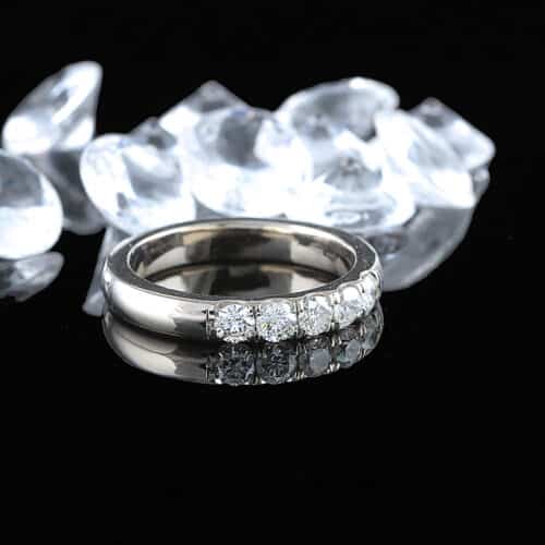 Kultajousi timanttisormus 0,50 ct (SKU 1128)