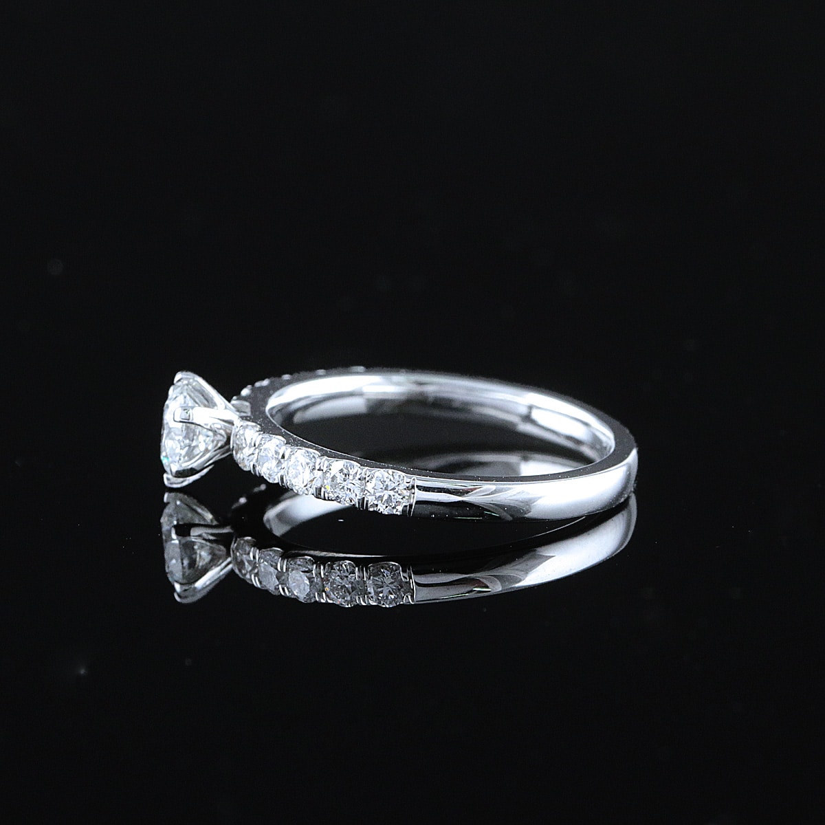 Kultajousi timanttisormus 0,80ct (SKU 1130) - Image 3