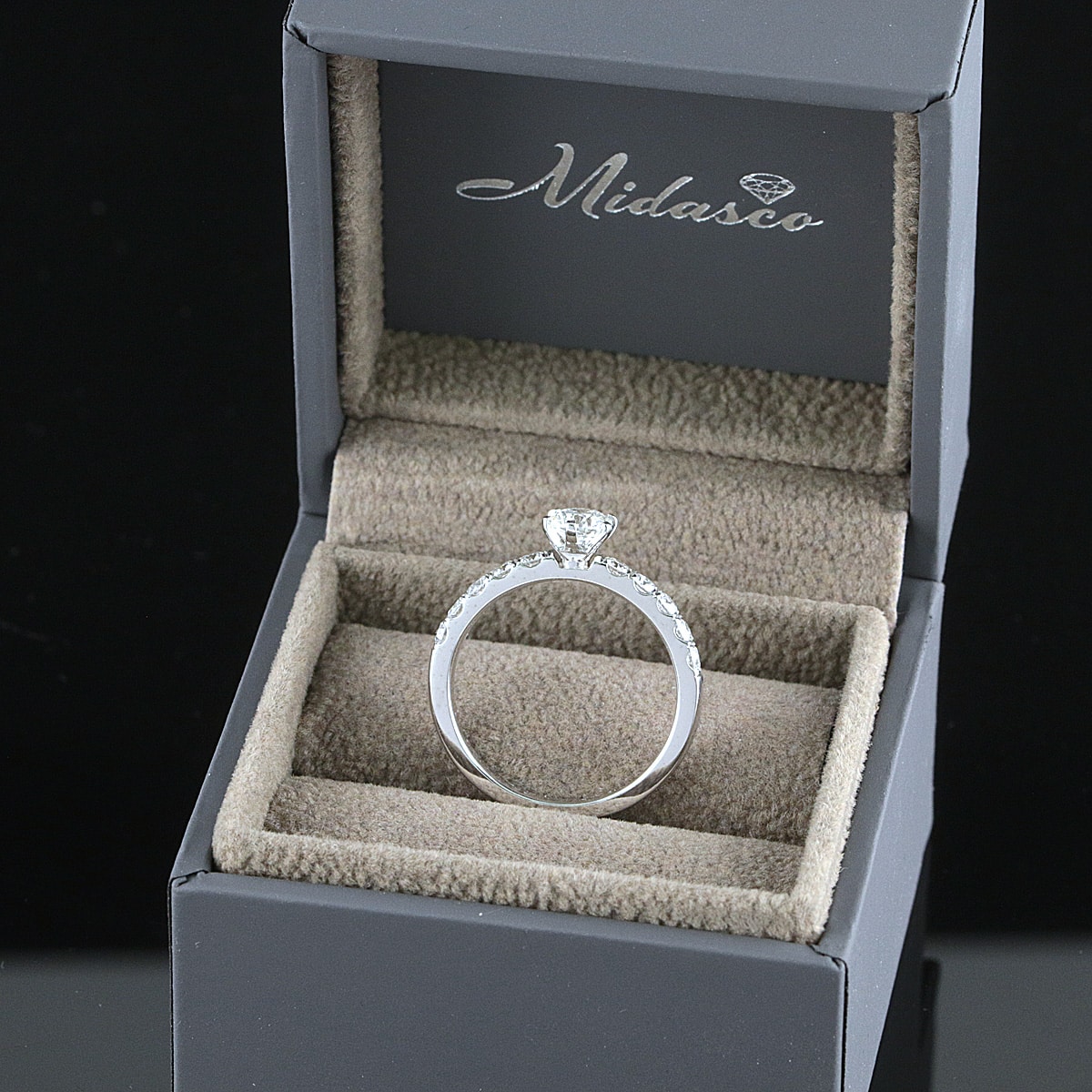 Kultajousi timanttisormus 0,80ct (SKU 1130) - Image 4